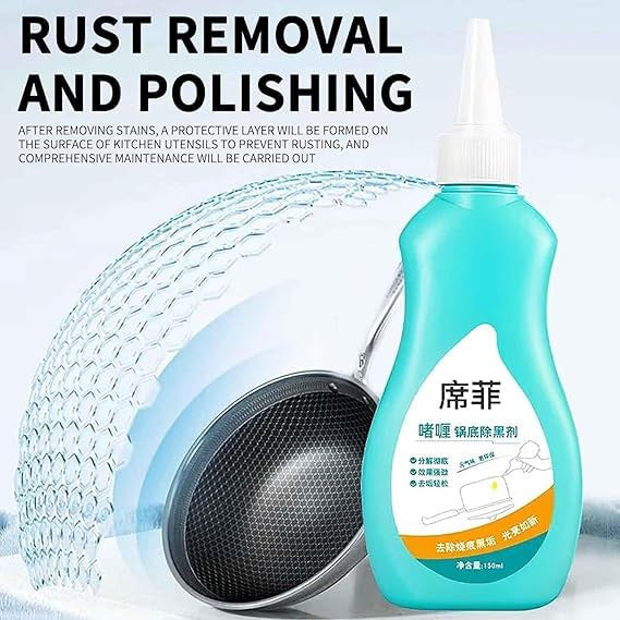 Magic Gel Kitchen Cleaner for Black Pots & Rust Removal