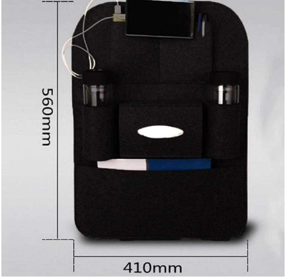 Luxury Car Seat Back Organizer with Multi-Pocket Storage for All Vehicles