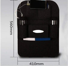 Luxury Car Seat Back Organizer with Multi-Pocket Storage for All Vehicles
