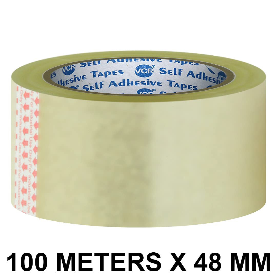 2" Transparent 100m Packaging Tape - Clear Cello Tape