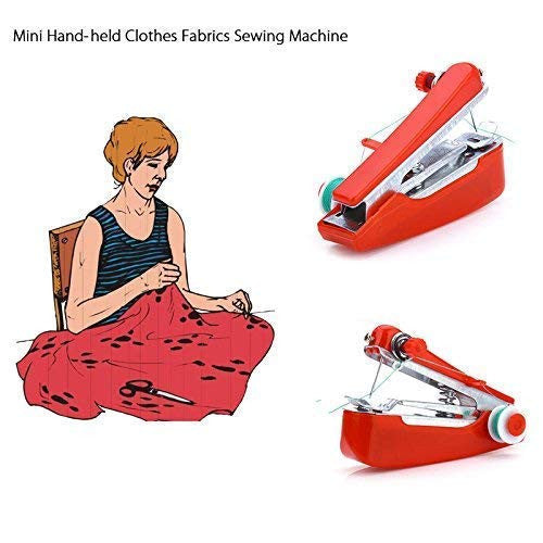 Mini Portable Handheld Sewing Machine with Light for Quick Repairs