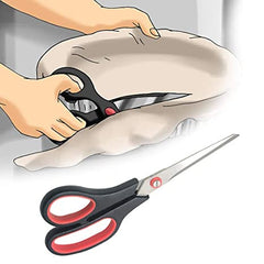 Set of 2 Multi-Purpose Stainless Steel Scissors for Home & Craft