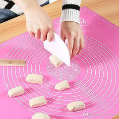 Non-Stick Silicone Roti & Pastry Mat 50x40cm for Baking & Rolling