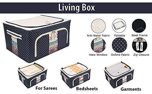 66L Oxford Fabric Storage Bag for Clothes and Household Items