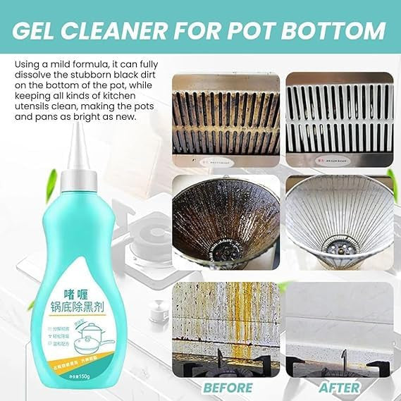 Magic Gel Kitchen Cleaner for Black Pots & Rust Removal