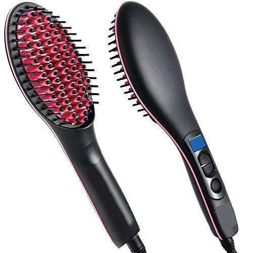Simply Hair Straightener Brush - Ceramic Electronic Styling Tool