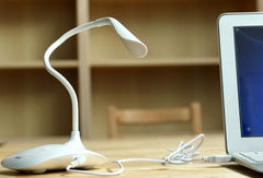 Rechargeable LED Touch Desk Lamp with Dimmer & Eye Protection