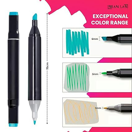60-Piece Marker Pen Set for Art and Craft Projects