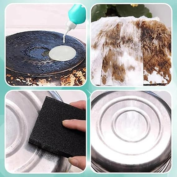 Magic Gel Kitchen Cleaner for Black Pots & Rust Removal