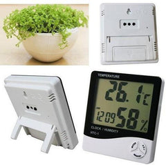 HTC Digital & Analog Wall & Desk Clock with Weather & Alarm Features