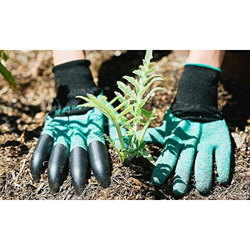 Durable Puncture-Resistant Garden Gloves with Built-In Claws for Digging and Planting