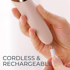 Cordless Electronic Pedicure Tool with 2 Replacement Rollers and LED Light