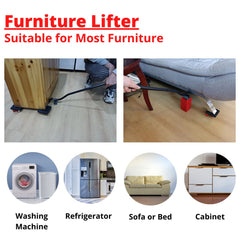 Heavy Furniture Lifter with Stand & Universal Rollers, 150kg Capacity