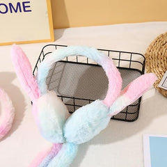 Cute Rabbit Ear Headband & Winter Ear Warmer for Kids & Adults