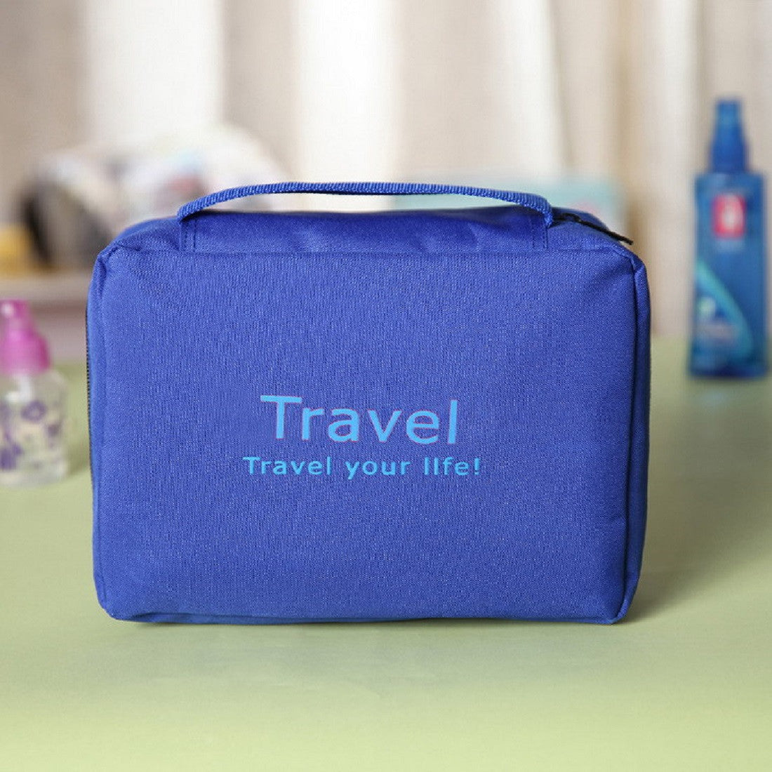 Travel Life Cosmetic & Wash Bag - Foldable Travel Pouch