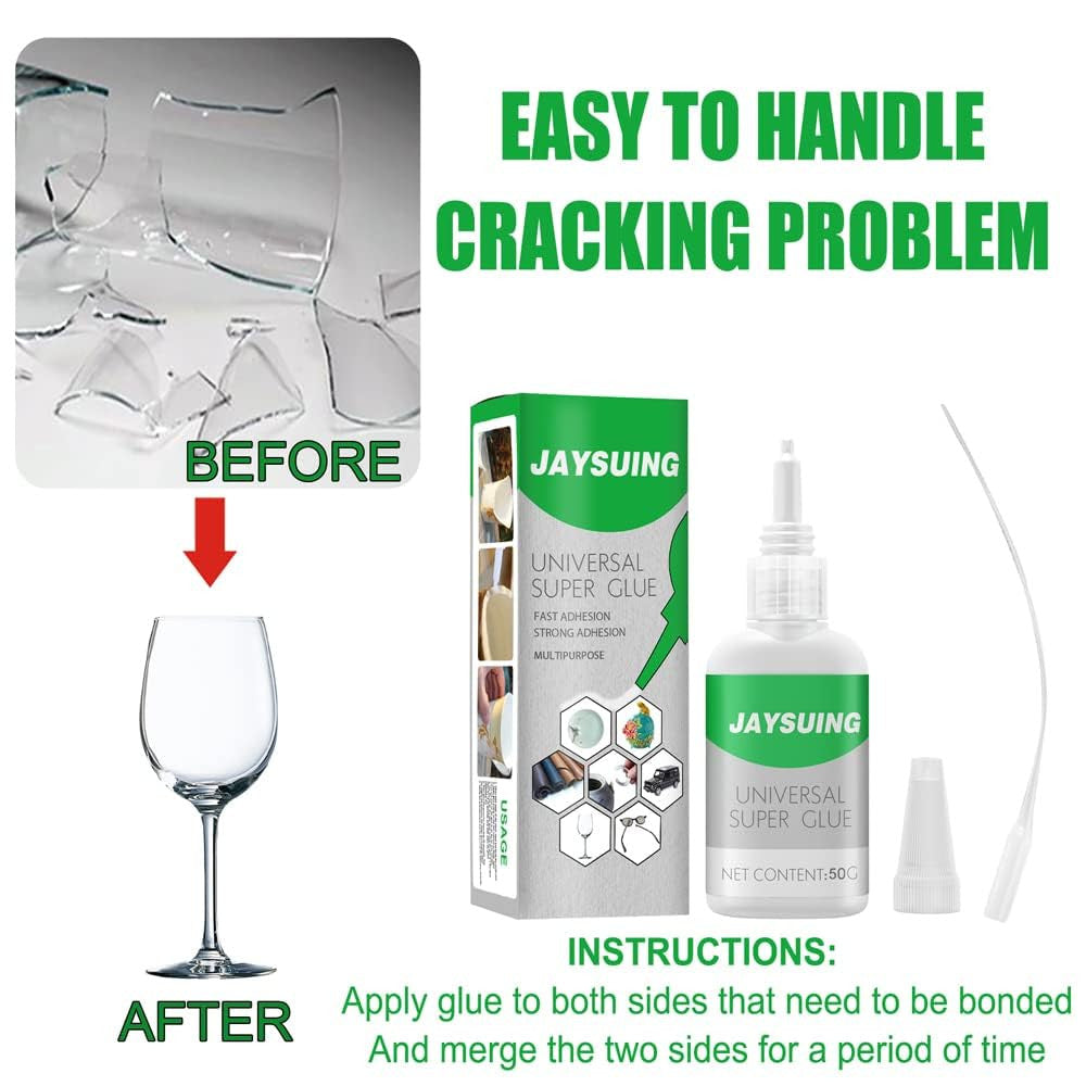 Universal Super Strong Instant Repair Glue for Fast Fixes