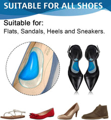 Gel Arch Support Insoles for Flat Feet & Plantar Fasciitis Relief