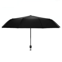 Auto Open Close Umbrella with Stylish Handle and Windproof Tri-Step Tech