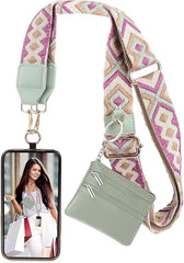 Adjustable Phone Strap with Zippered Wallet Pouch