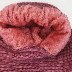 Winter Warm Scarf & Cap Set with Ear Protection
