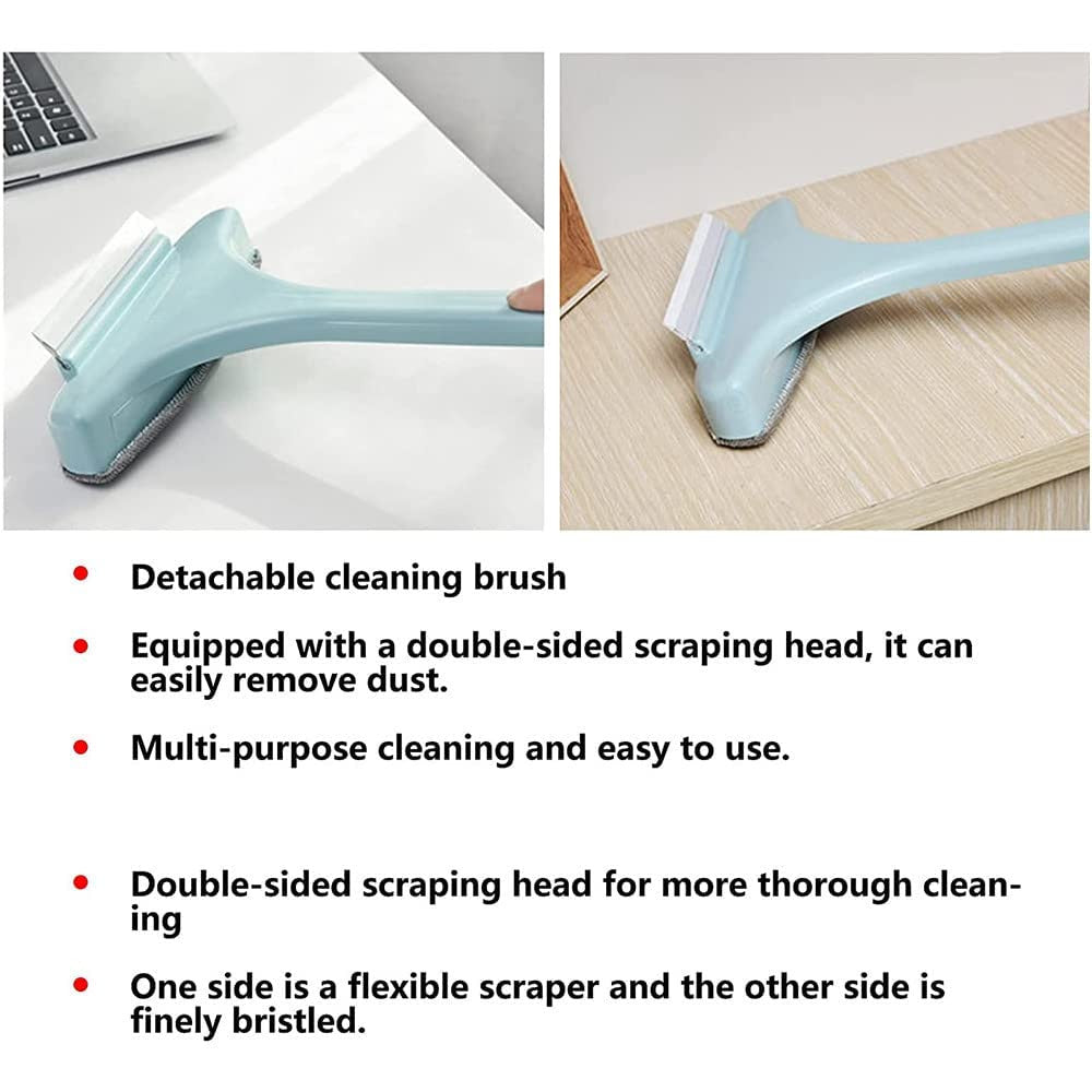 2-in-1 Multi-Function Window & Screen Cleaning Brush with Extendable Handle