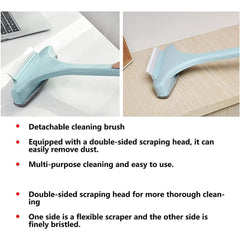 2-in-1 Multi-Function Window & Screen Cleaning Brush with Extendable Handle