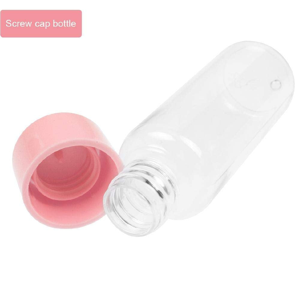 7 Pcs Travel Cosmetic Bottles Set for Liquids, Makeup & Toiletries