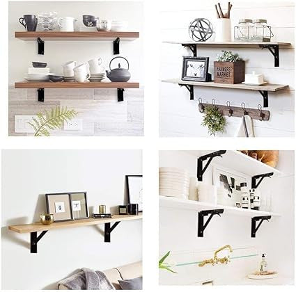20cm Metal Folding Shelf Bracket Wall Mount for Shelving