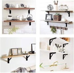 20cm Metal Folding Shelf Bracket Wall Mount for Shelving