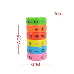 Magnetic Math Puzzle Toy for Arithmetic Learning and Calculation Skills
