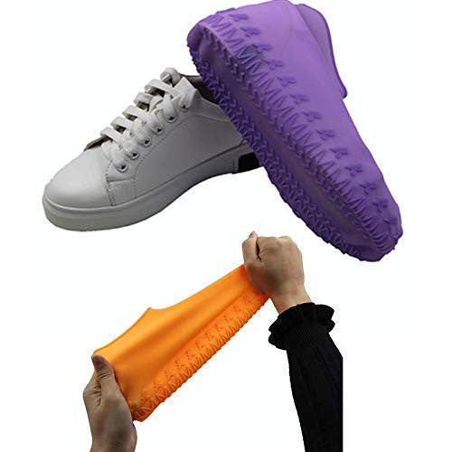 Stretchable Silicone Rain Shoe Cover (L Size) Reusable Waterproof Overshoe