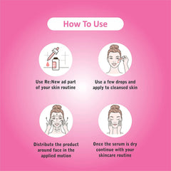 British Rose Radiant Glow Face Serum - 30ml, Lightweight & Anti-Ageing