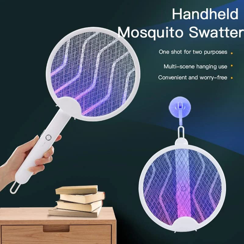 Rechargeable Electric Mosquito Racket - Portable Fly Swatter