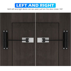 Smart Adjustable Mini Door Closer with Sensor & Easy Install