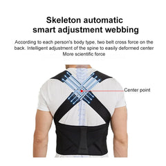 Adjustable Posture Corrector Shoulder Brace for Upper Back Support