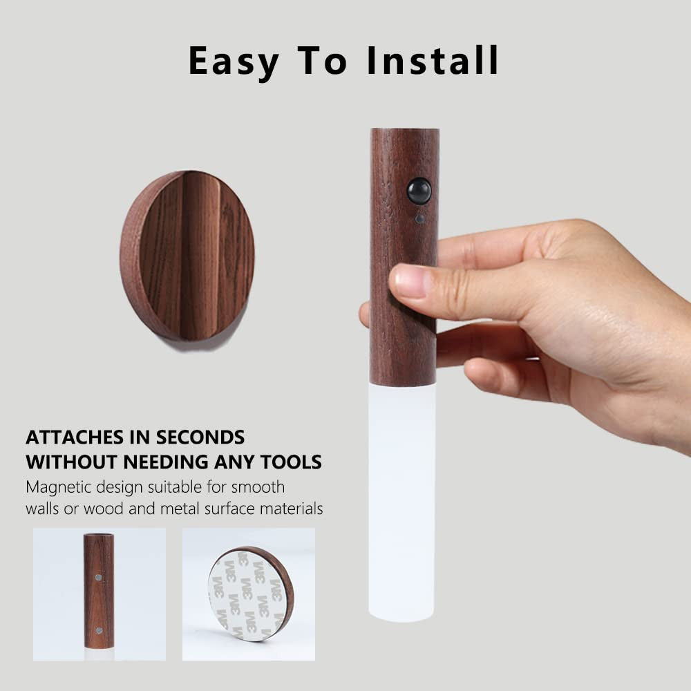 Smart Body Sensor Night Light with Motion & Wardrobe Illumination