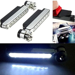 2 Pcs Car Running Lights with 8 LED for Enhanced Visibility