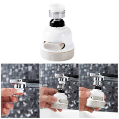 360° Rotating Water-Saving Faucet Sprayer with 3 Modes and Anti-Splash Design