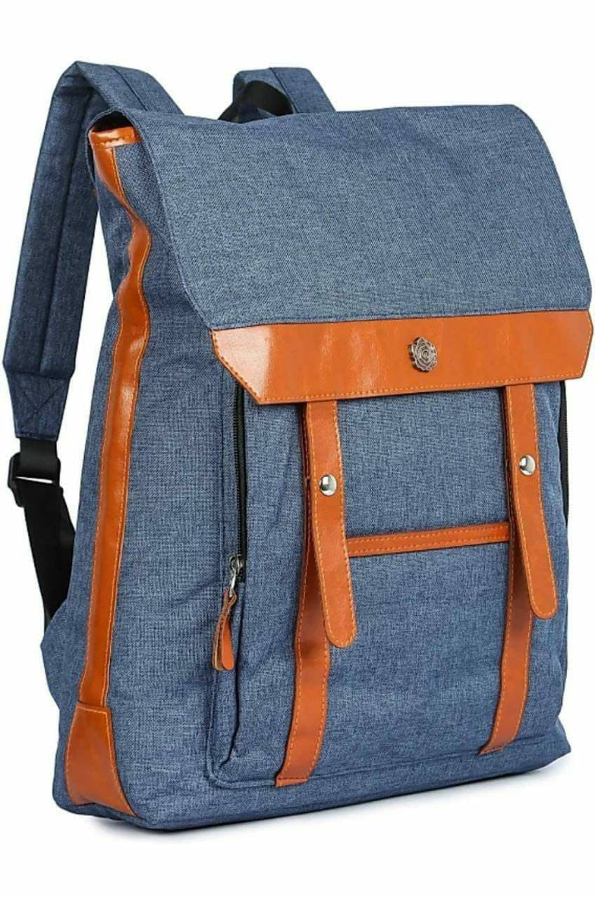 Denim Collage College Backpack - Versatile Laptop & Everyday Bag