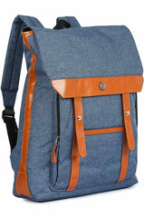 Denim Collage College Backpack - Versatile Laptop & Everyday Bag