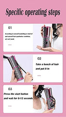 Wireless USB Rechargeable Auto Hair Curler with LCD Display and Adjustable Temp