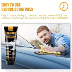 Deep Car Scratch Repair Paste with Wipe & Sponge for All Paint Types