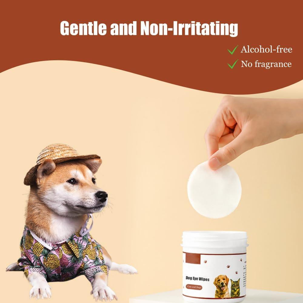 Pet Eye Wipes 200Pcs – Gentle Eye Cleaning for Pets