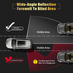 20 Pcs Reflective Car Wheel Rim Stickers for Safety & Visibility