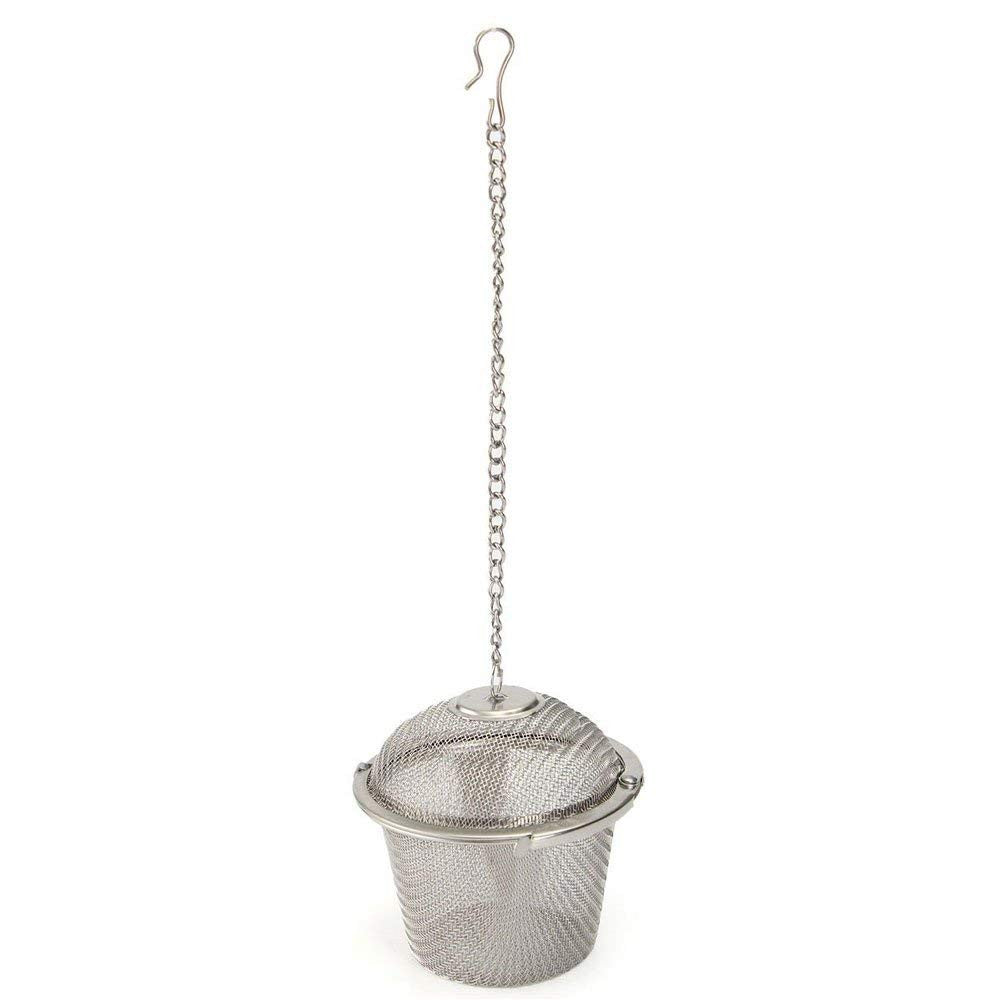 Big Stainless Steel Tea Infuser Strainer for Loose Leaf & Herbs