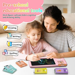 2-in-1 Talking Flash Card & LCD Doodle Board for Kids