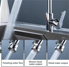 Expandable Kitchen Faucet with Sprayer - Adjustable Sink Faucet