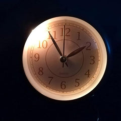 Blue Round Desk Clock - Classic & Elegant Design