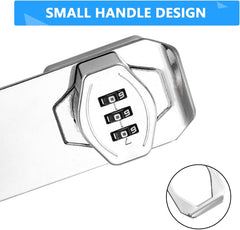 3-Digit Keyless Cabinet Lock with Password & Safety Buckle