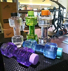 Dumbbell-Shaped 1.5L Water Bottle - Safe, Reusable, Portable Fitness Hydration